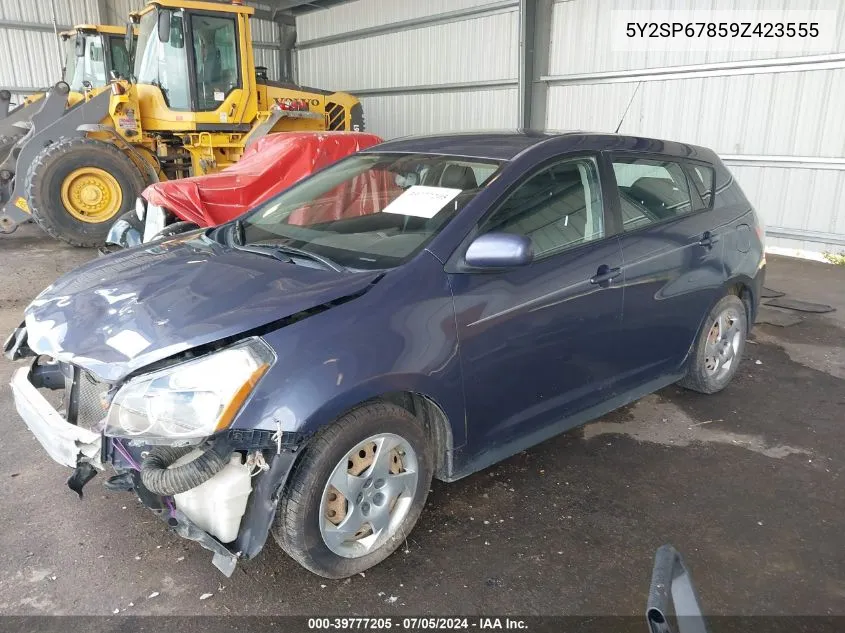 2009 Pontiac Vibe VIN: 5Y2SP67859Z423555 Lot: 39777205