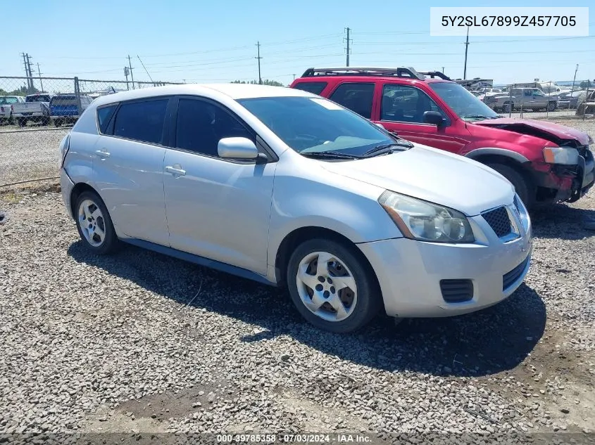 2009 Pontiac Vibe VIN: 5Y2SL67899Z457705 Lot: 39785358