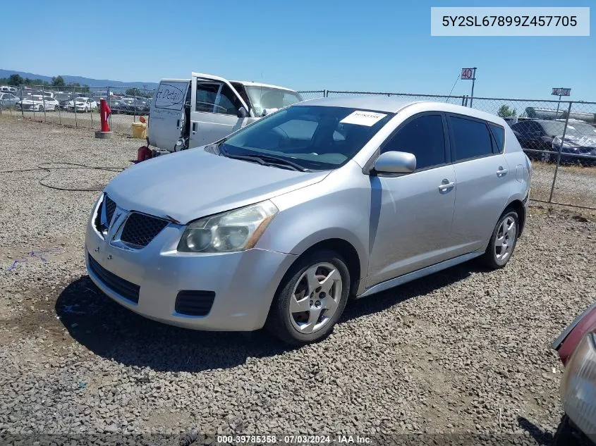 2009 Pontiac Vibe VIN: 5Y2SL67899Z457705 Lot: 39785358