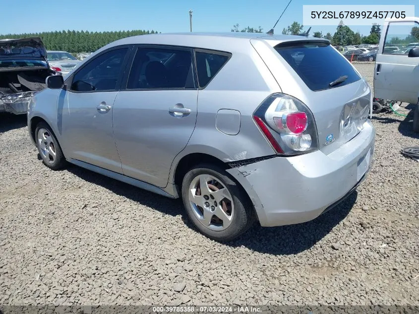 2009 Pontiac Vibe VIN: 5Y2SL67899Z457705 Lot: 39785358