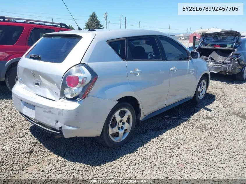 2009 Pontiac Vibe VIN: 5Y2SL67899Z457705 Lot: 39785358