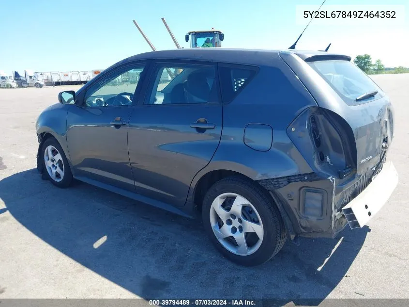 5Y2SL67849Z464352 2009 Pontiac Vibe