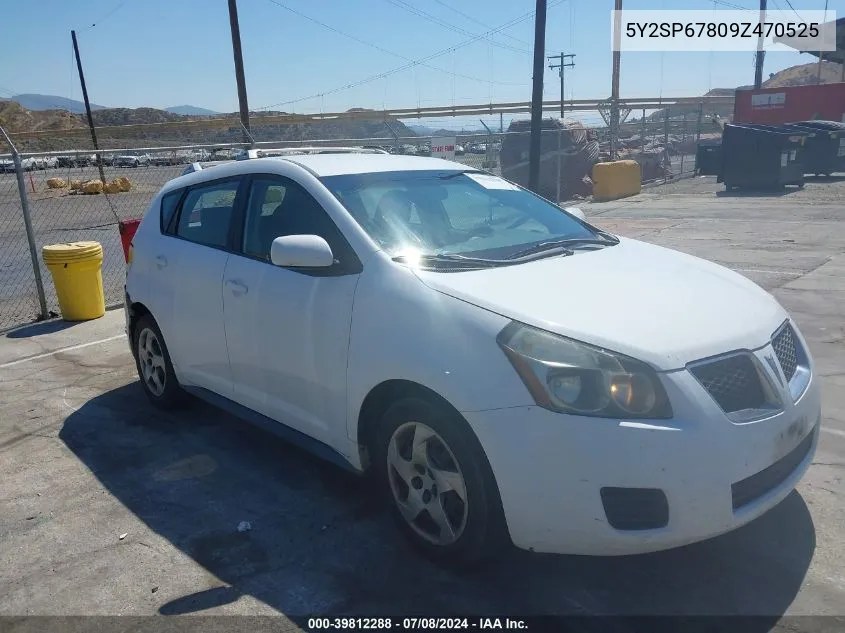 2009 Pontiac Vibe VIN: 5Y2SP67809Z470525 Lot: 39812288