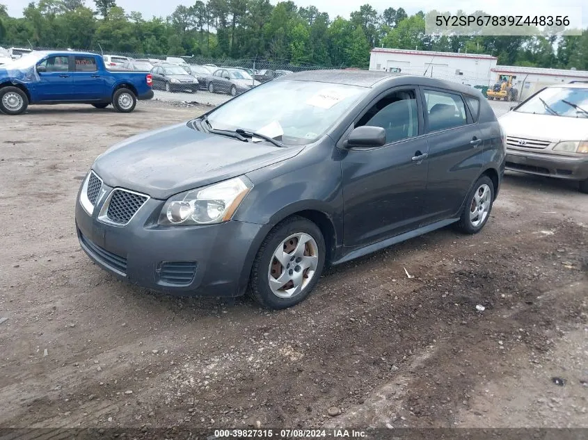 5Y2SP67839Z448356 2009 Pontiac Vibe