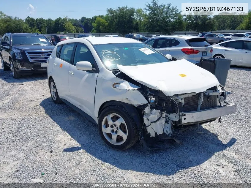 2009 Pontiac Vibe VIN: 5Y2SP67819Z467133 Lot: 39835581