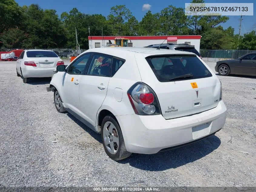 2009 Pontiac Vibe VIN: 5Y2SP67819Z467133 Lot: 39835581