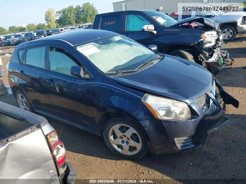 2009 Pontiac Vibe VIN: 5Y2SP67869Z449727 Lot: 39839646