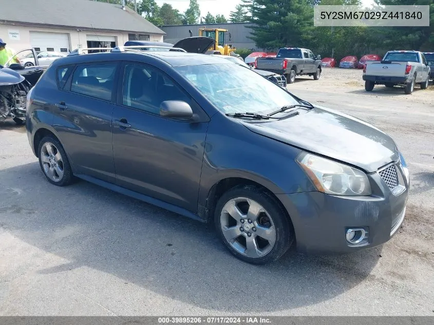 5Y2SM67029Z441840 2009 Pontiac Vibe