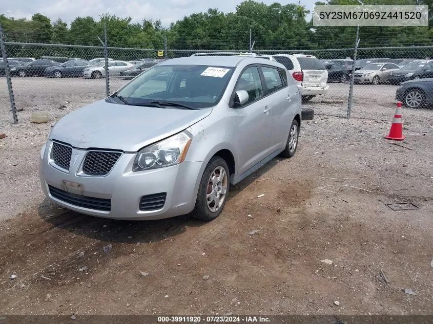 2009 Pontiac Vibe VIN: 5Y2SM67069Z441520 Lot: 39911920