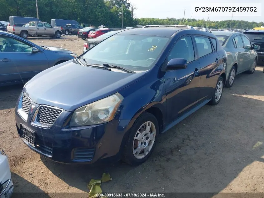 2009 Pontiac Vibe VIN: 5Y2SM67079Z459752 Lot: 39915633