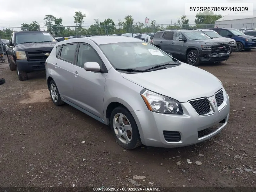 2009 Pontiac Vibe VIN: 5Y2SP67869Z446309 Lot: 39952902