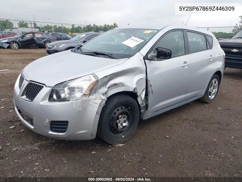 2009 Pontiac Vibe VIN: 5Y2SP67869Z446309 Lot: 39952902