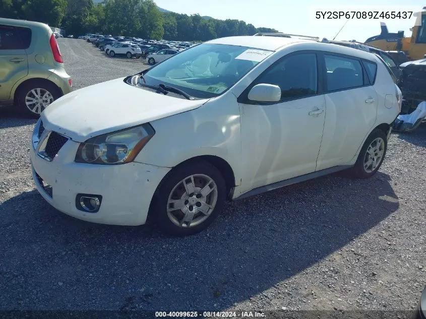 2009 Pontiac Vibe VIN: 5Y2SP67089Z465437 Lot: 40099625