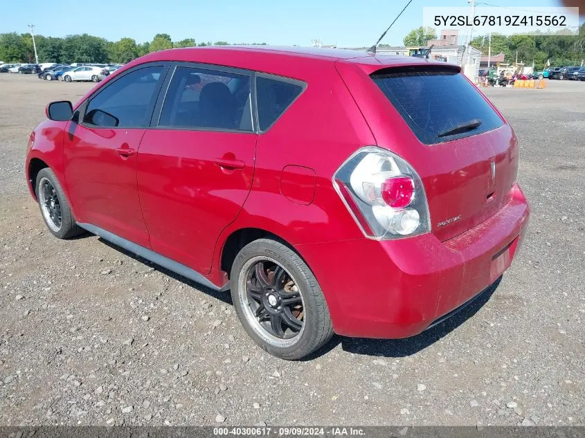 5Y2SL67819Z415562 2009 Pontiac Vibe