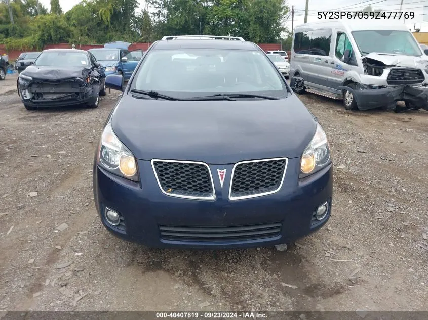 2009 Pontiac Vibe VIN: 5Y2SP67059Z477769 Lot: 40407819