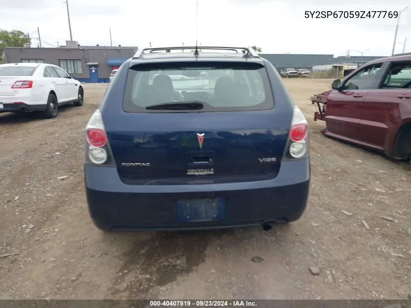 2009 Pontiac Vibe VIN: 5Y2SP67059Z477769 Lot: 40407819