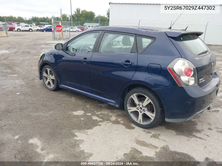 2009 Pontiac Vibe Gt VIN: 5Y2SR67029Z447302 Lot: 40437708