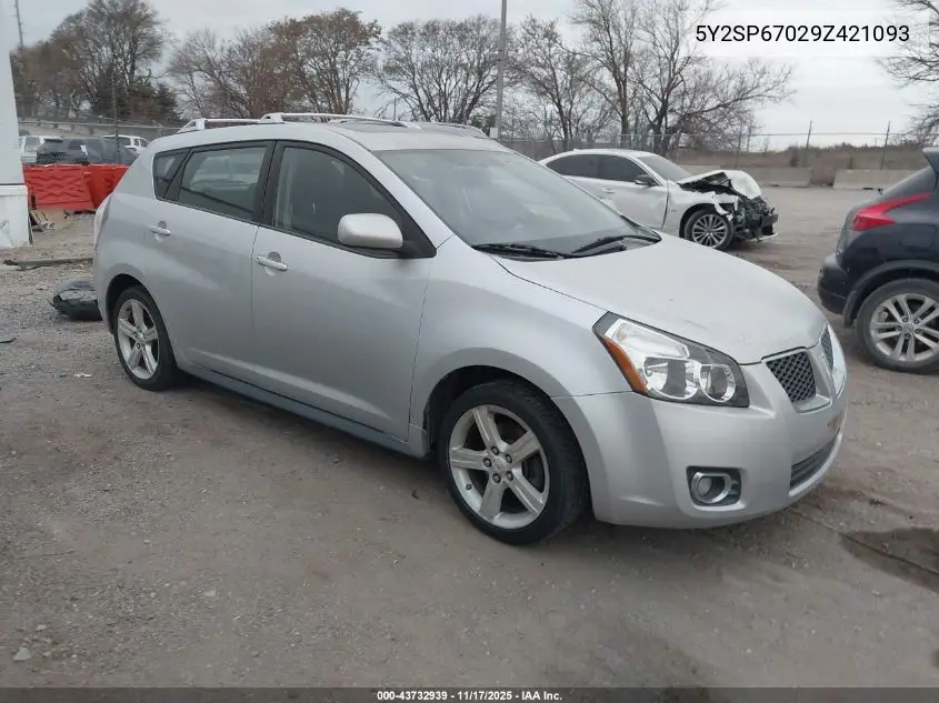 5Y2SP67029Z421093 2009 Pontiac Vibe