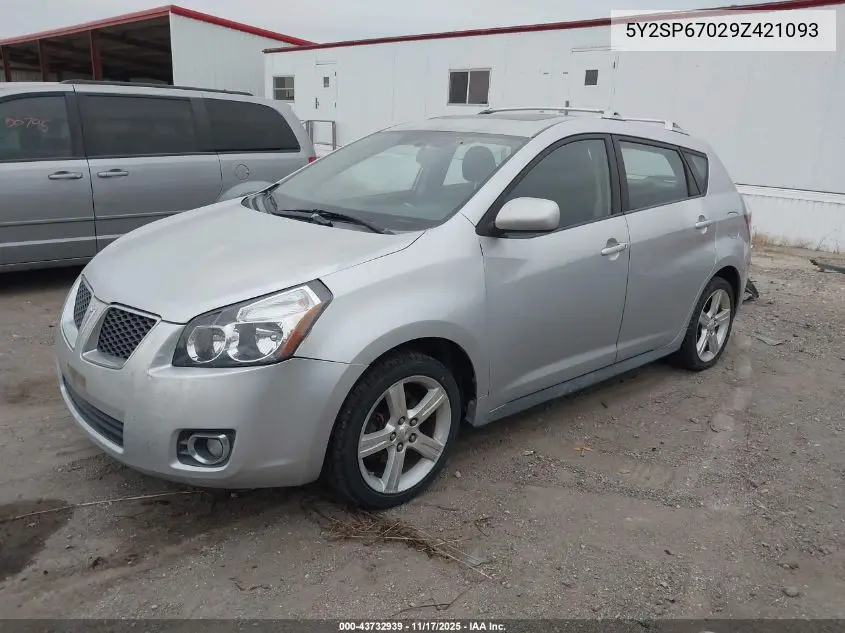 5Y2SP67029Z421093 2009 Pontiac Vibe