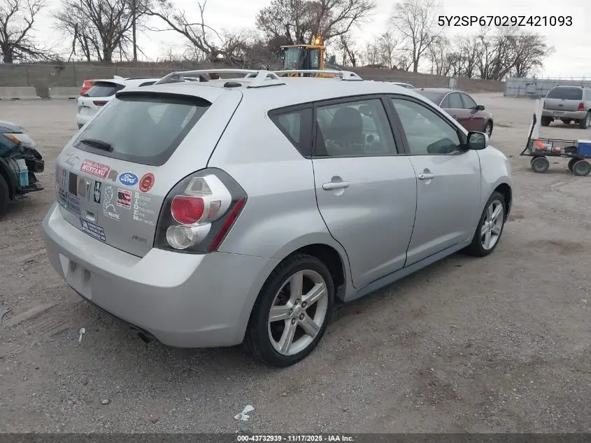 5Y2SP67029Z421093 2009 Pontiac Vibe