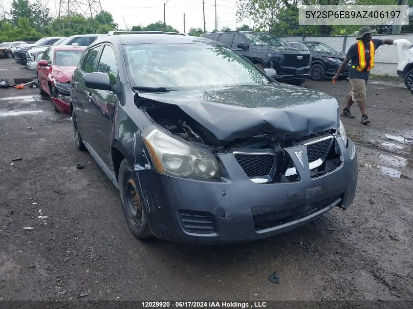 5Y2SP6E89AZ406197 2010 Pontiac Vibe