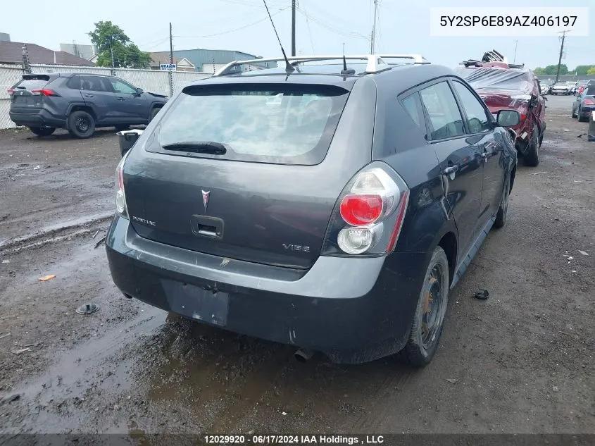 5Y2SP6E89AZ406197 2010 Pontiac Vibe