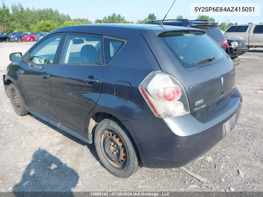 5Y2SP6E84AZ415051 2010 Pontiac Vibe