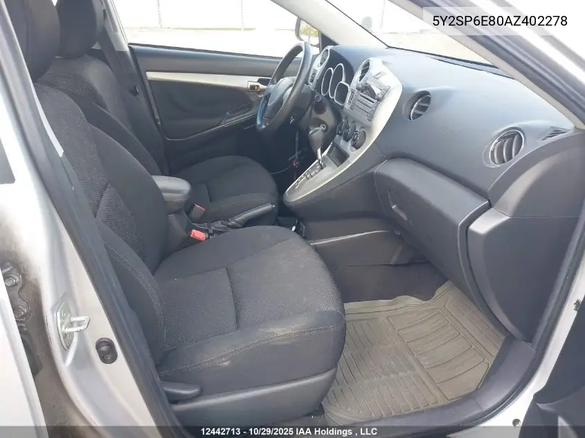 5Y2SP6E80AZ402278 2010 Pontiac Vibe