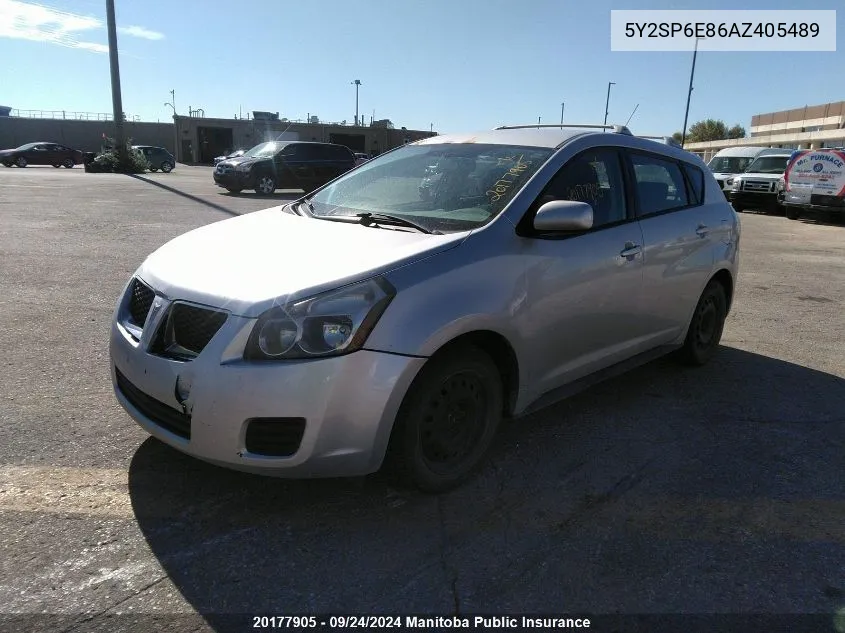 5Y2SP6E86AZ405489 2010 Pontiac Vibe