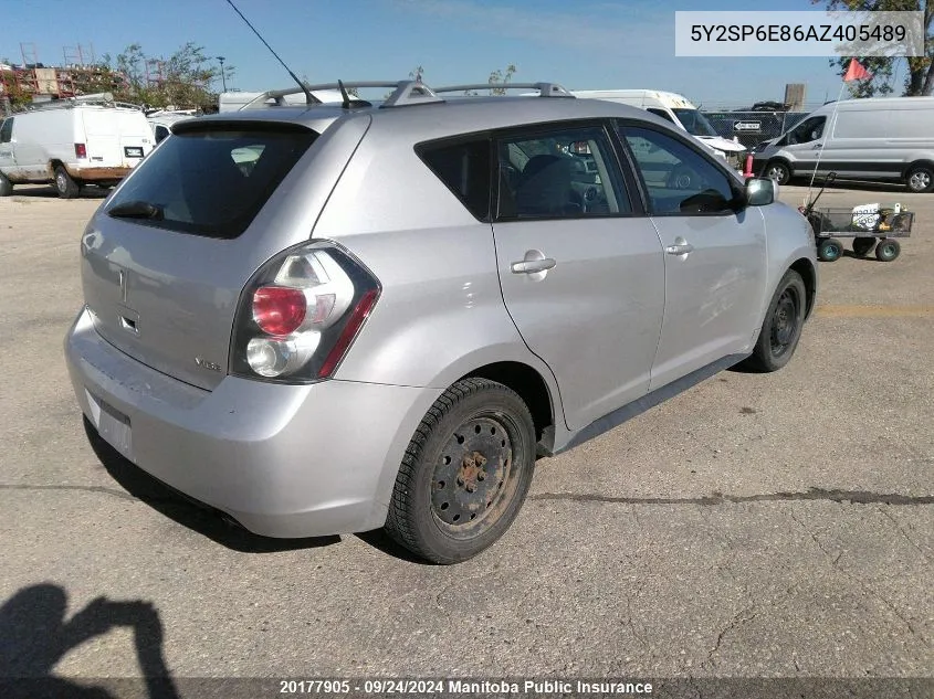 5Y2SP6E86AZ405489 2010 Pontiac Vibe