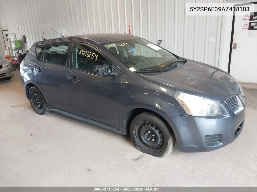 5Y2SP6E09AZ418103 2010 Pontiac Vibe