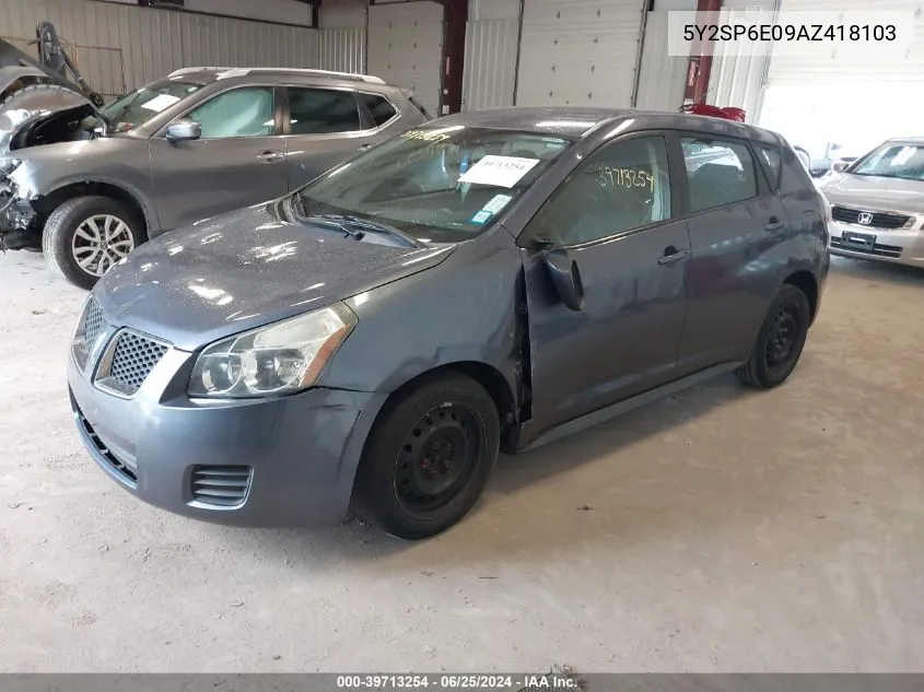 5Y2SP6E09AZ418103 2010 Pontiac Vibe