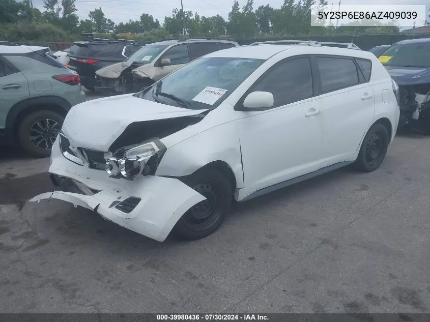 5Y2SP6E86AZ409039 2010 Pontiac Vibe