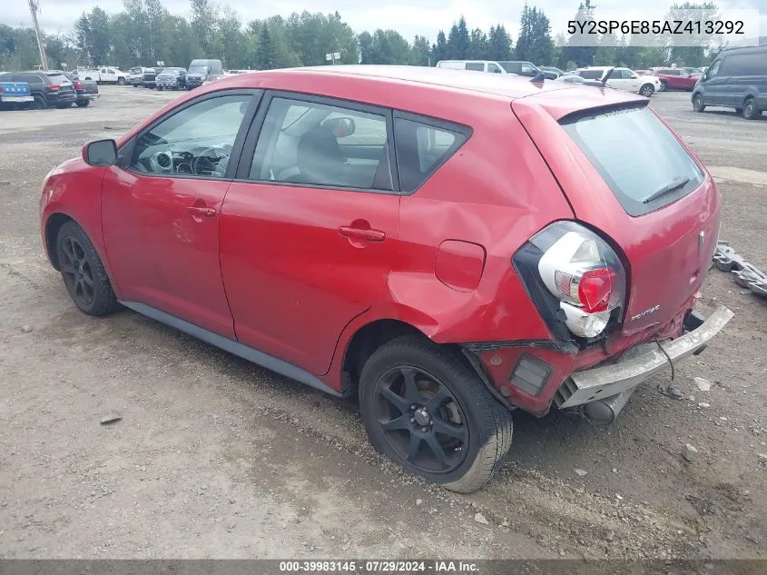 5Y2SP6E85AZ413292 2010 Pontiac Vibe