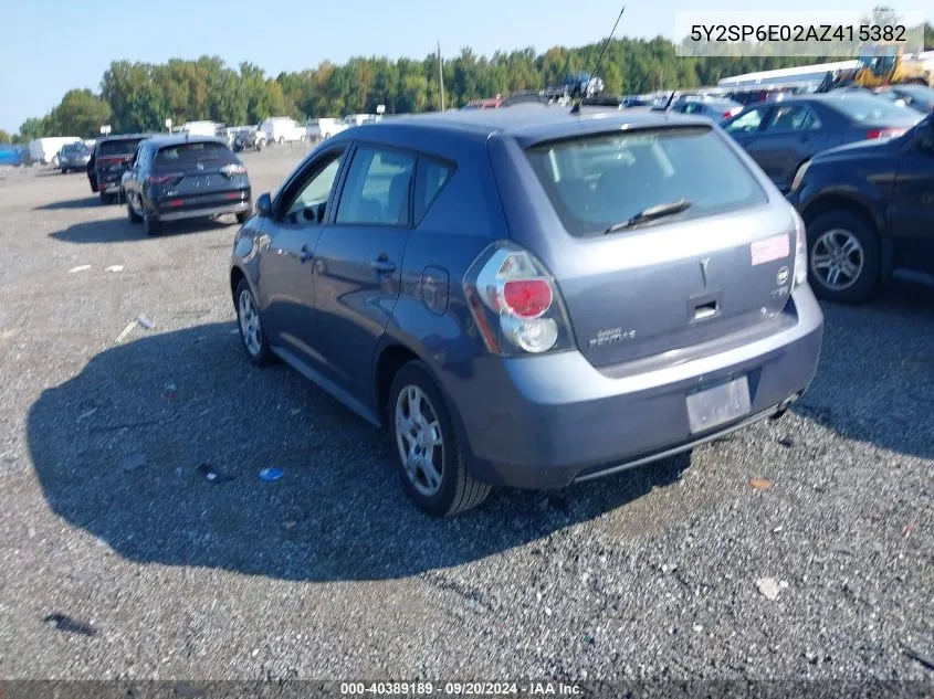 5Y2SP6E02AZ415382 2010 Pontiac Vibe