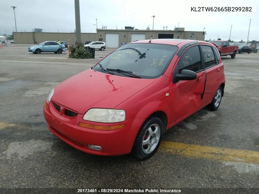 KL2TW62665B299282 2005 Pontiac Wave