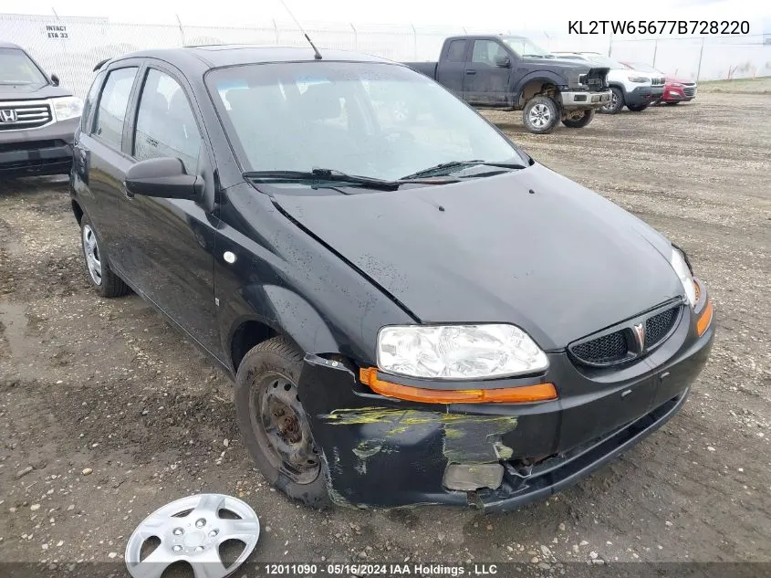 KL2TW65677B728220 2007 Pontiac Wave Lt