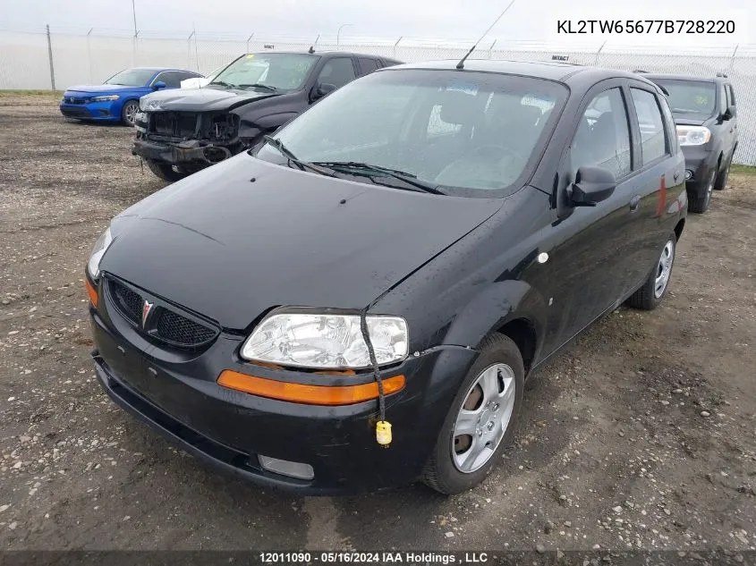 KL2TW65677B728220 2007 Pontiac Wave Lt