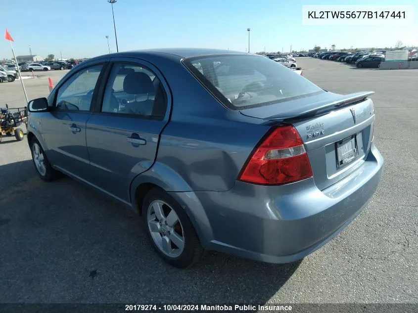 KL2TW55677B147441 2007 Pontiac Wave