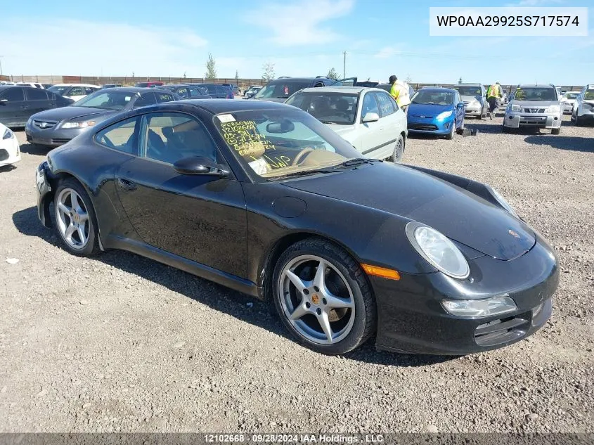 WP0AA29925S717574 2005 Porsche 911 New Generation Carrera