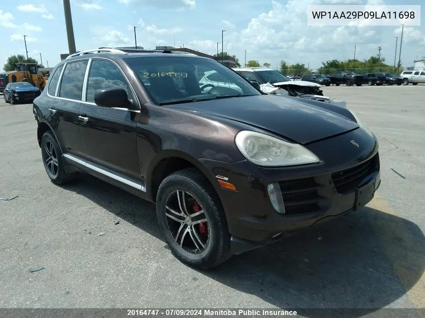 WP1AA29P09LA11698 2009 Porsche Cayenne V6