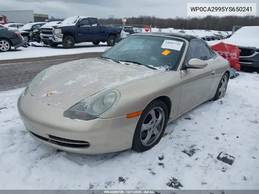 WP0CA2995YS650241 2000 Porsche 911 Carrera/Carrera 4