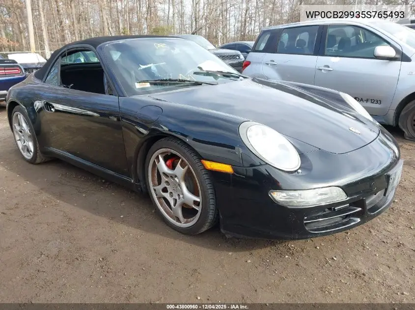 WP0CB29935S765493 2005 Porsche 911 Carrera S