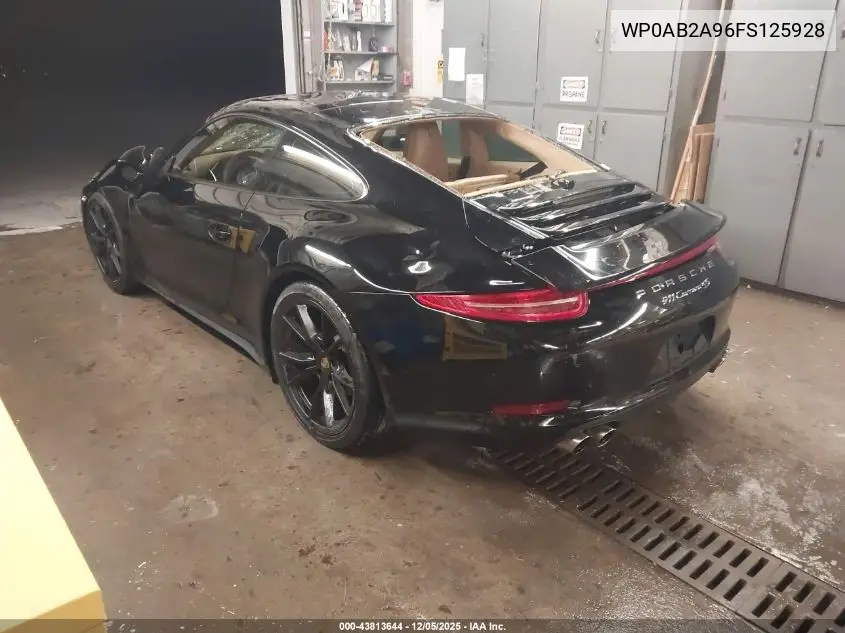 WP0AB2A96FS125928 2015 Porsche 911 Carrera 4S