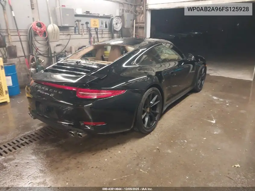 WP0AB2A96FS125928 2015 Porsche 911 Carrera 4S