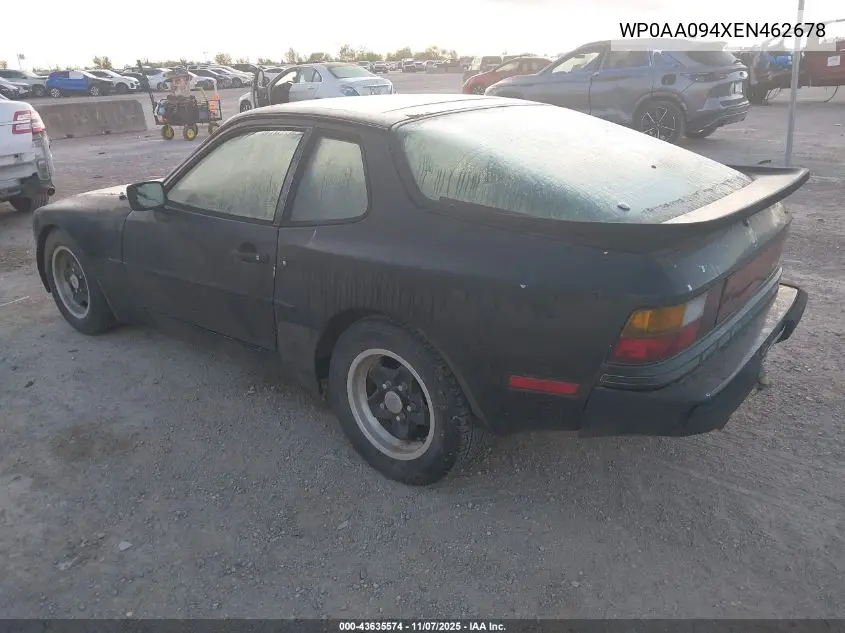 WP0AA094XEN462678 1984 Porsche 944