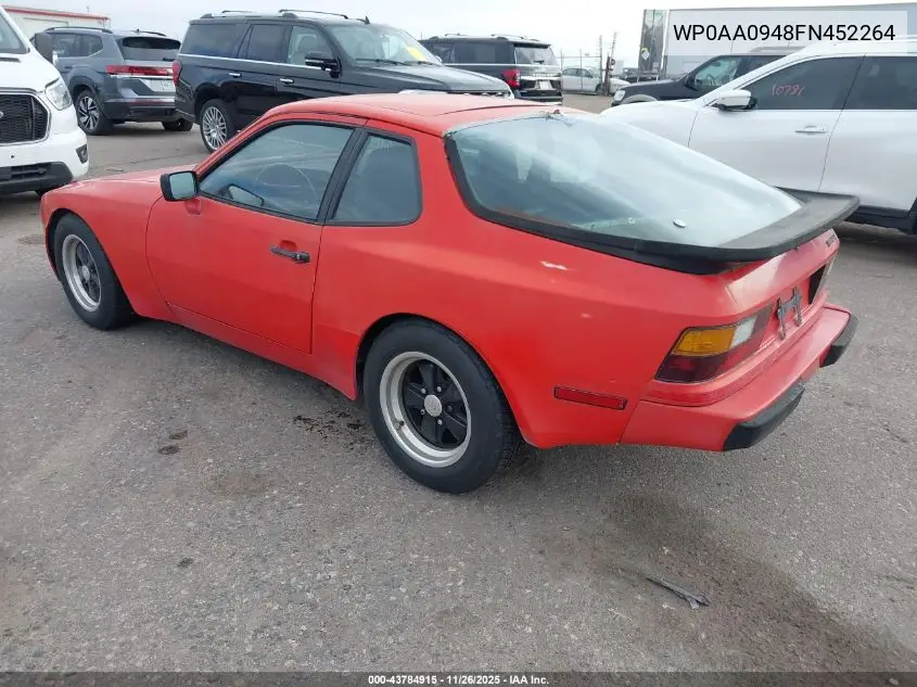 WP0AA0948FN452264 1985 Porsche 944