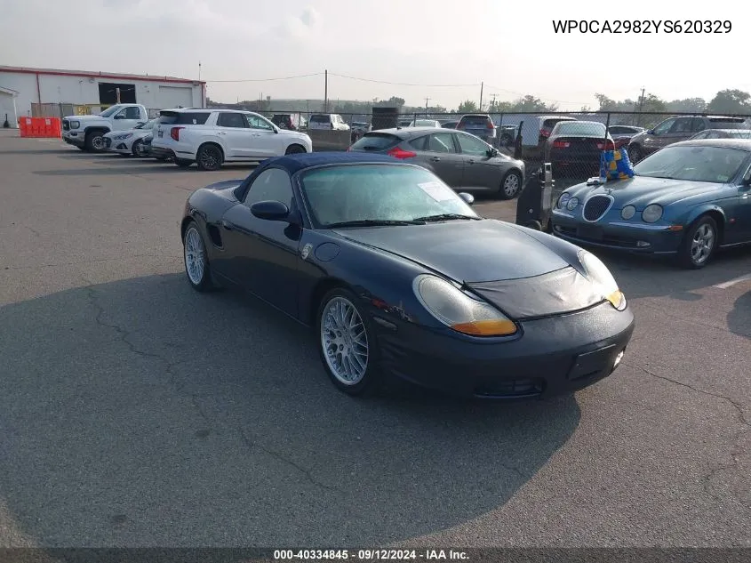 WP0CA2982YS620329 2000 Porsche Boxster