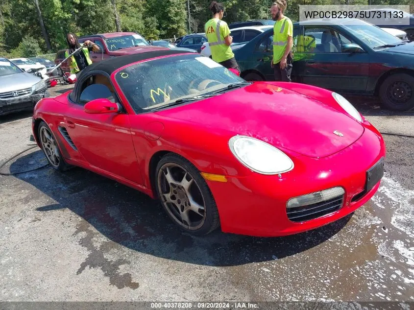 WP0CB29875U731133 2005 Porsche Boxster S