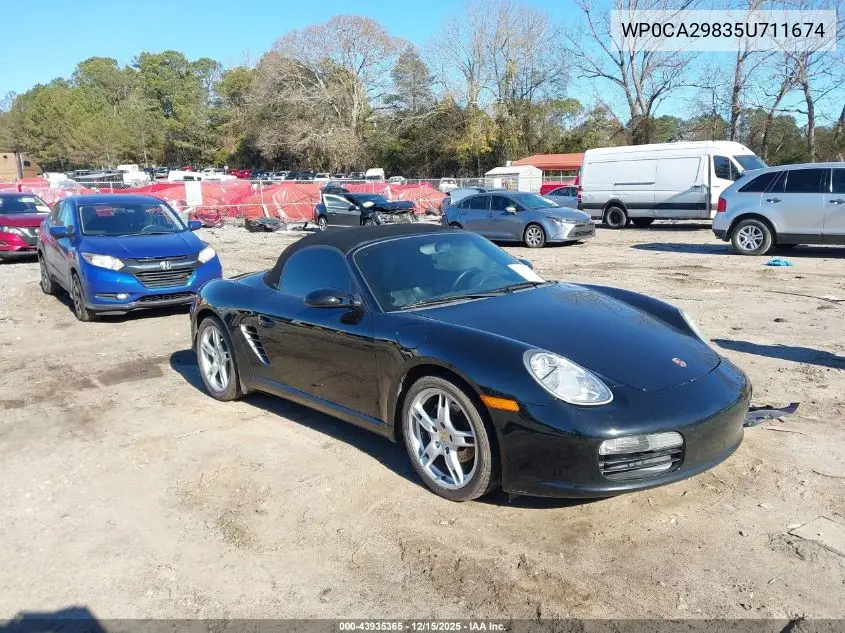 WP0CA29835U711674 2005 Porsche Boxster